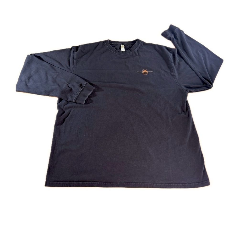 Deschutes Brewery T Shirt Mens XXL Long Sleeve Black “The Abyss”